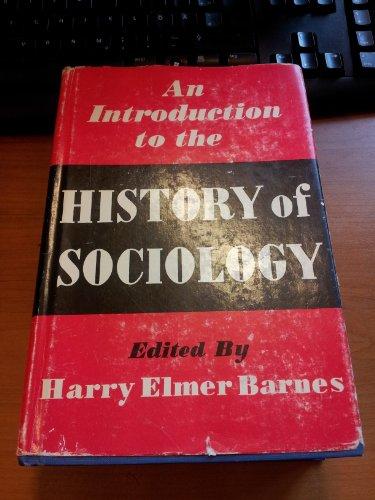 Book Introduction To The History Of Sociology free