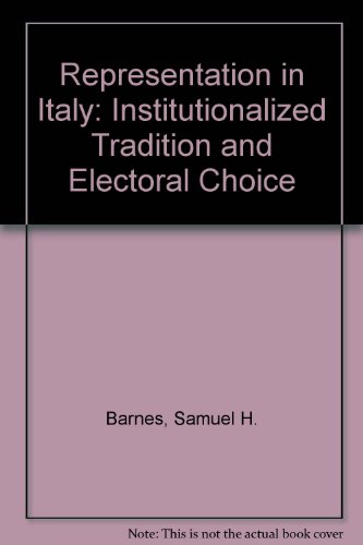 Book Representation in Italy: Institutionalized Tradition and Electoral Choice free