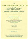 Book A Greek-English Lexicon of the New Testament and Other Early Christian Literature, Second Edition free