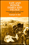 Book Fate and Honor, Family and Village: Demographic and Cultural Change in Rural Italy Since 1800 free