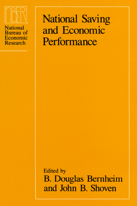 Book National Saving and Economic Performance free