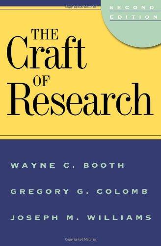 Book The Craft of Research, 2nd edition (Chicago Guides to Writing, Editing, and Publishing) free