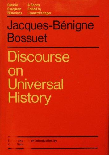 Book Discourse on Universal History (Classic European historians) free