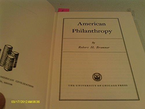 Book American Philanthropy (Chicago History of American Civilization) free