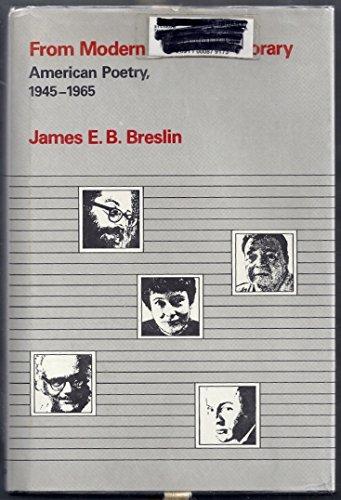 Book From Modern to Contemporary: American Poetry, 1945-1965 free