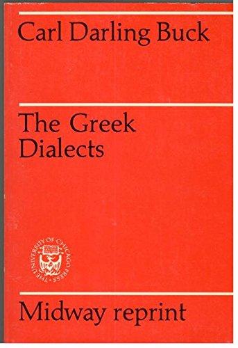 Book The Greek Dialects: Grammar, Selected Inscriptions, Glossary (third Revised Edition) free