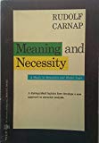 Book Meaning and Necessity (Phoenix Books) free