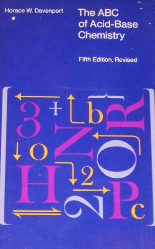 Book The Abc Of Acid-base Chemistry;: The Elements Of Physiological Blood-gas Chemistry For Medical Students And Physicians free