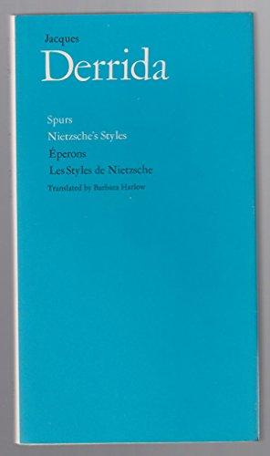 Book Spurs: Nietzsche's Styles / Eperons: Les Styles de Nietzsche (English and French Edition) free