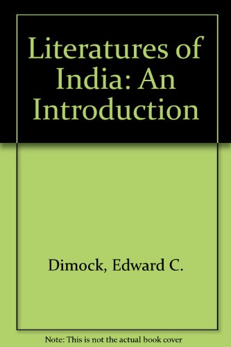 Book Literatures Of India: An Introduction free