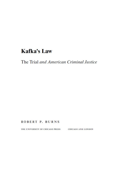 Book Kafka's Law free