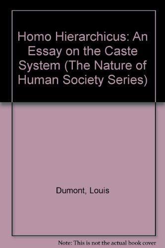 Book Homo Hierarchicus: An Essay on the Caste System (The Nature of Human Society Series) free