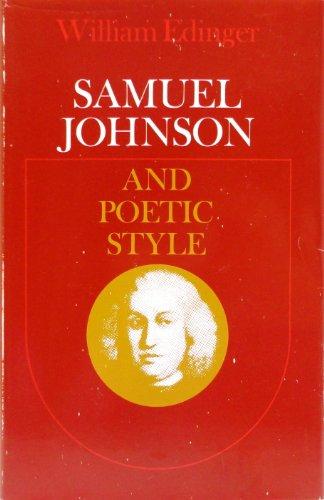 Book Samuel Johnson and Poetic Style free
