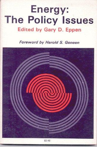 Book Energy : The Policy Issues free