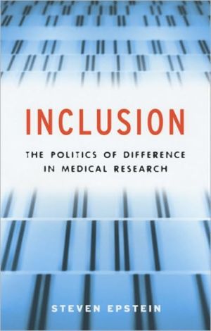 Book Inclusion: The Politics of Difference in Medical Research (Chicago Studies in Practices of Meaning) free