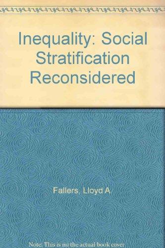 Book Inequality; social stratification reconsidered free
