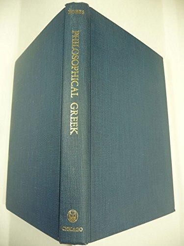 Book Philosophical Greek: An Introduction free