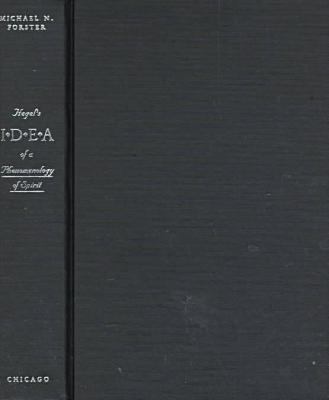 Book Hegel's Idea of a Phenomenology of Spirit free