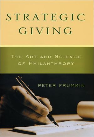 Book Strategic Giving: The Art and Science of Philanthropy free