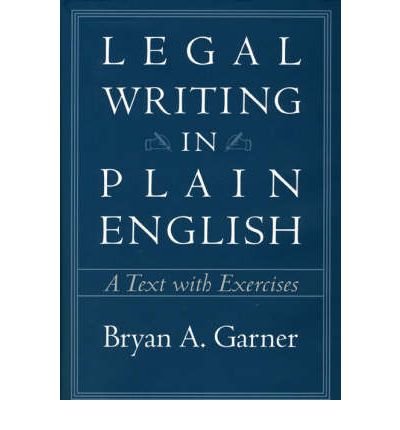 Book Legal Writing in Plain English: A Text With Exercises free