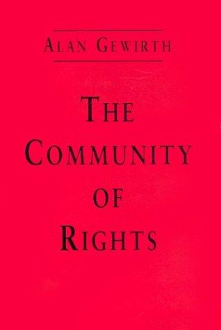 Book The Community of Rights free