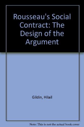 Book Rousseau's Social Contract: The Design of the Argument free
