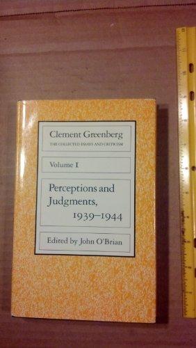 Book Perceptions and Judgements, 1939-1944 (The Collected Essays and Criticism, Vol 1) free