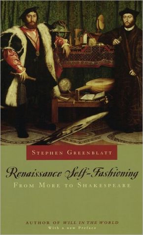 Book Renaissance Self-Fashioning: From More to Shakespeare free