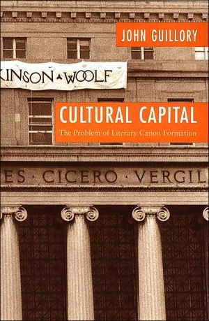 Book Cultural Capital: The Problem of Literary Canon Formation free