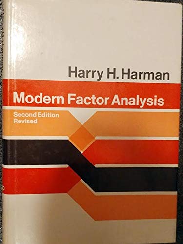 Book Modern Factor Analysis Second edition Revised free