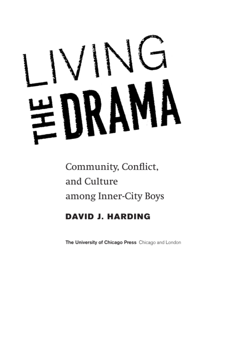 Book Living the Drama: Community, Conflict, and Culture among Inner-City Boys free