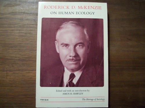 Book Roderick D. Mckenzie On Human Ecology free
