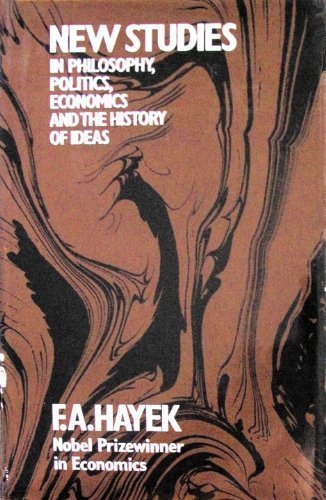 Book New studies in philosophy, politics, economics and the history of ideas free