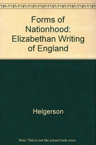 Book Forms of Nationhood: The Elizabethan Writing of England free