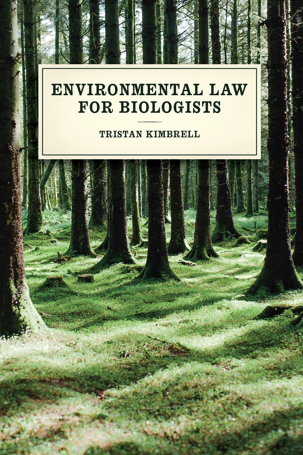 Book Environmental Law for Biologists free