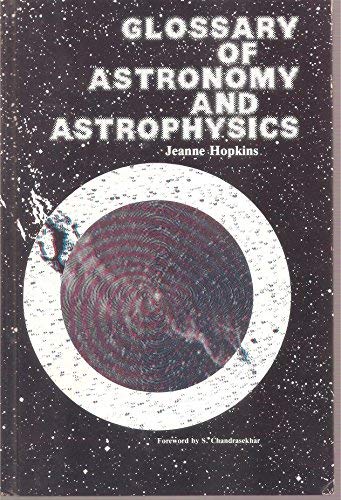 Book Glossary of astronomy and astrophysics free