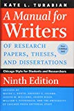Book Manual for Writers of Research Papers, Theses, and Dissertations (Chicago Style for Students and Researchers) free