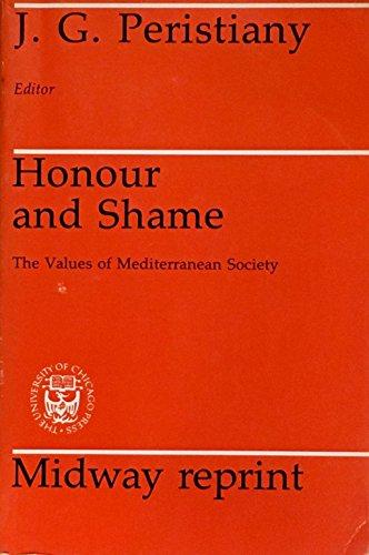 Book Honour and Shame: The Values of Mediterranean Society free