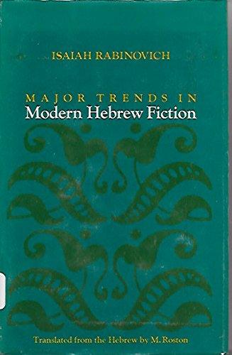 Book Major Trends In Modern Hebrew Fiction free
