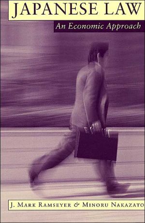 Book Japanese Law: An Economic Approach (Studies in Law and Economics) free