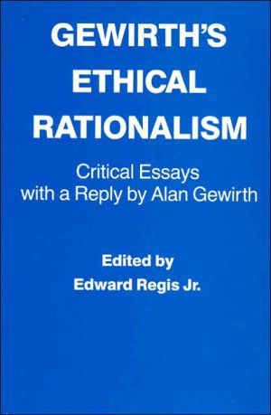 Book Gewirth's Ethical Rationalism free