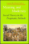 Book Meaning And Modernity: Social Theory In The Pragmatic Attitude free