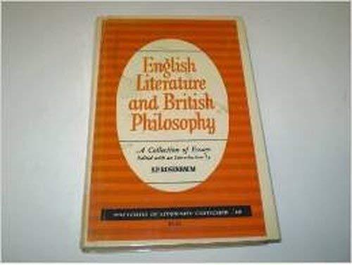 Book English Literature and British Philosophy (Patterns in Literary Criticism Series) free