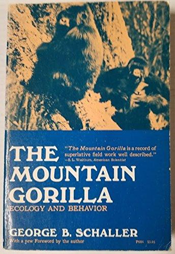 Book The Mountain Gorilla: Ecology And Behavior (phoenix Books) free
