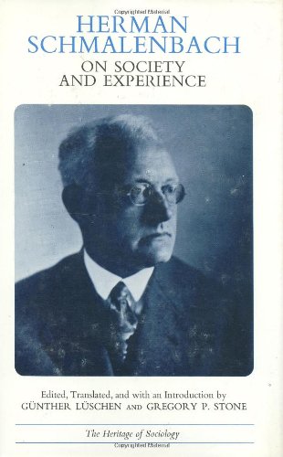 Book Herman Schmalenbach on Society and Experience: Selected Papers free