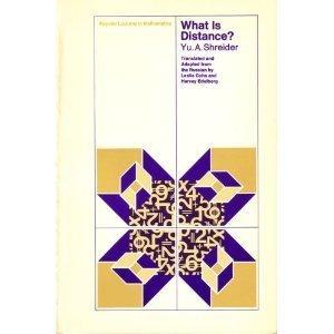 Book What Is Distance? (Popular lectures in mathematics) free