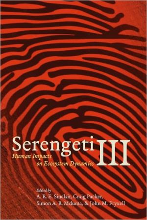 Book Serengeti III: Human Impacts on Ecosystem Dynamics free