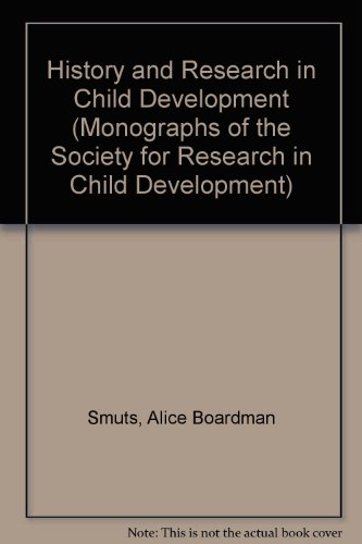 Book History and Research in Child Development (Monographs of the Society for Research in Child Development) free