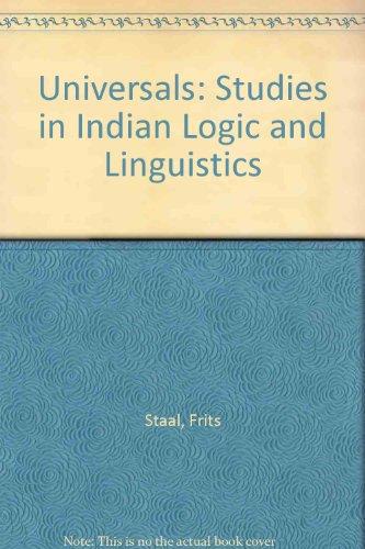 Book Universals: Studies in Indian Logic and Linguistics free