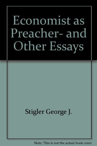 Book The economist as preacher, and other essays free